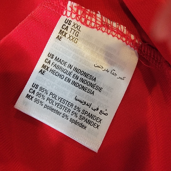 Charter Club revishing red A line Valentine's Day jersey dress size XXL - Picture 6 of 7